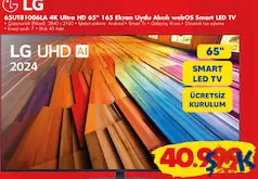 LG 65UT81006LA 4K ULTRA HD 65 İNÇ 165 EKRAN UYDU ALICILI WEBOS SMART LED TV AKILLI TELEVİZYON fiyat ve kampanya bilgisi
